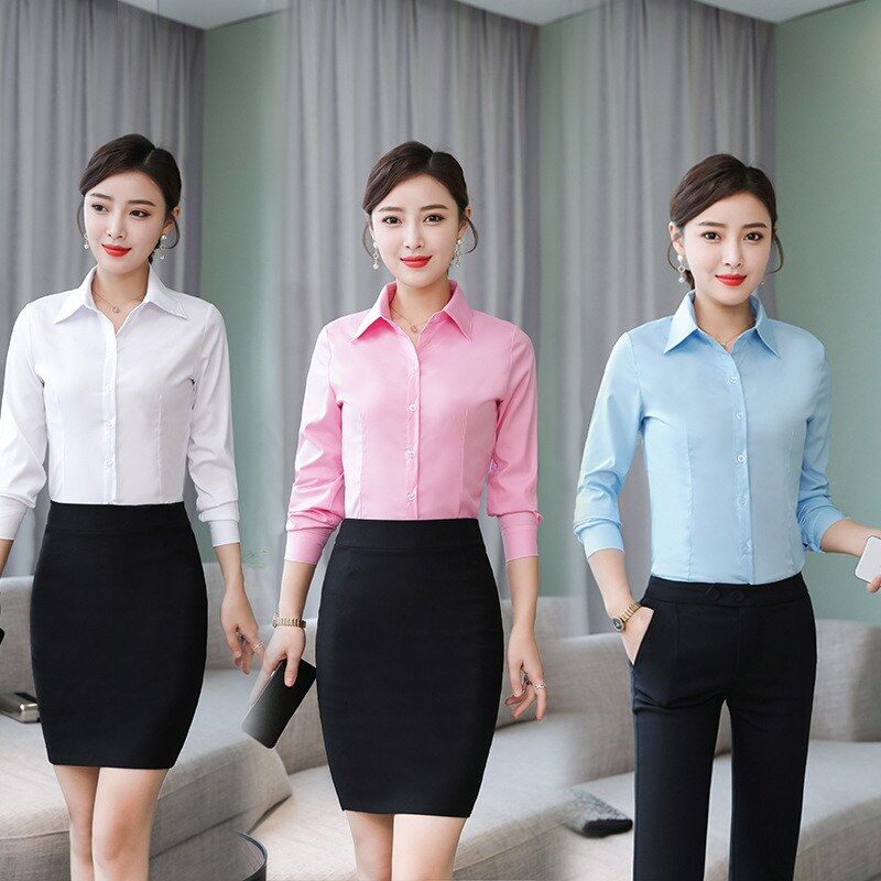 Korean Loose Long Sleeve Work Shirt