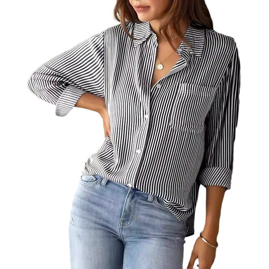 Casual Loose Long Sleeve Shirt view 5