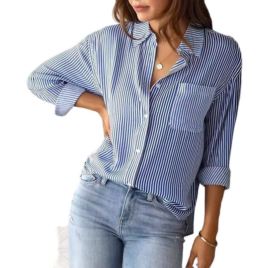 Casual Loose Long Sleeve Shirt view 5