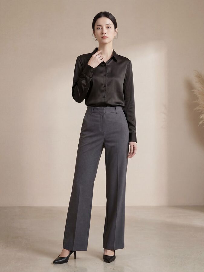 Silk Long Sleeve Shirt view 5