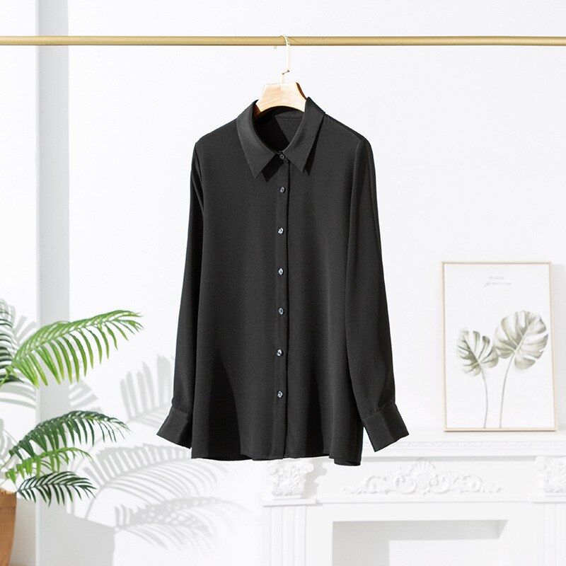 Chaqueta Camisera Midi de Seda con Manga Larga view 8