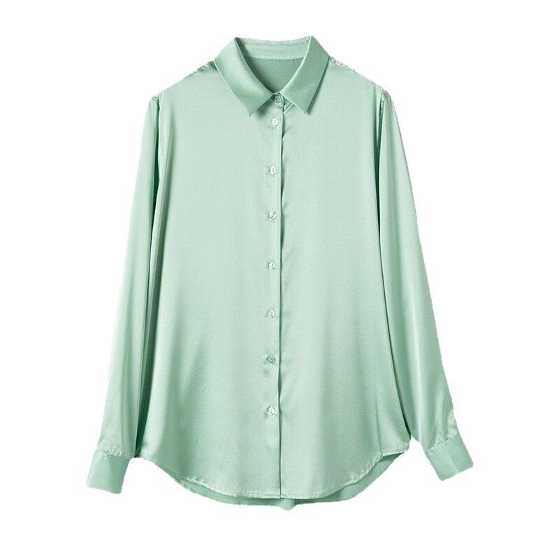 Silk Long Sleeve Stretch Shirt view 5