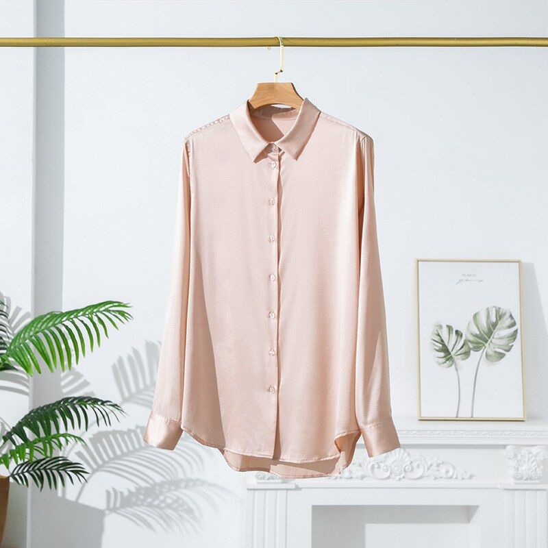 Silk Long Sleeve Stretch Shirt view 8