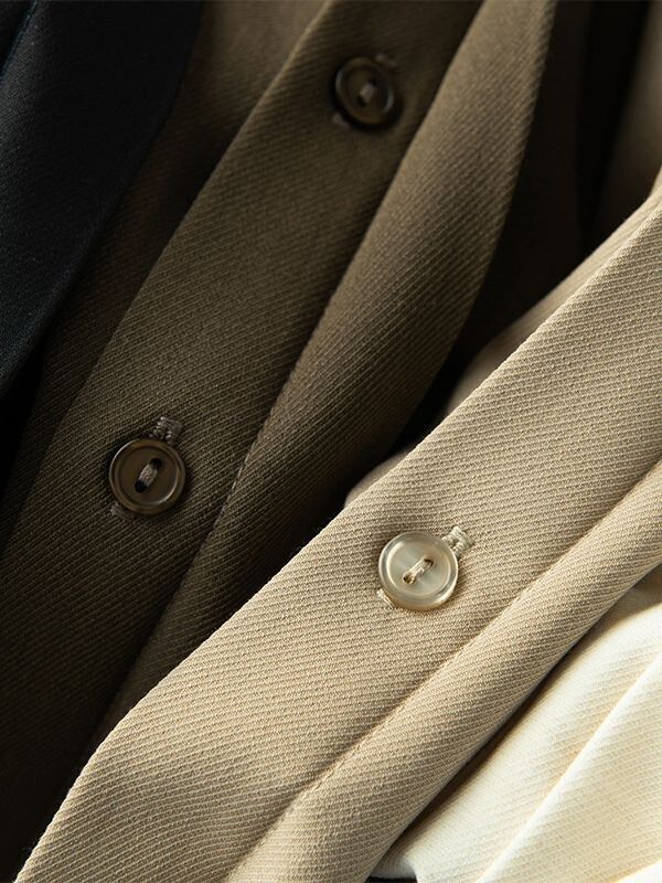 Silk Long Sleeve Collared Shirt view 4