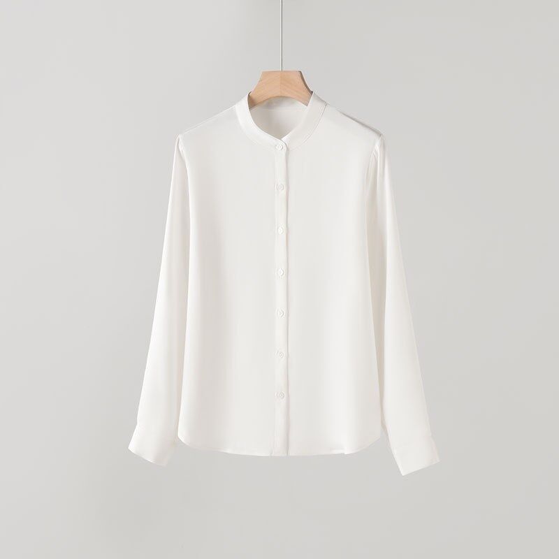 Silk Shirt Long Sleeve Office view 6