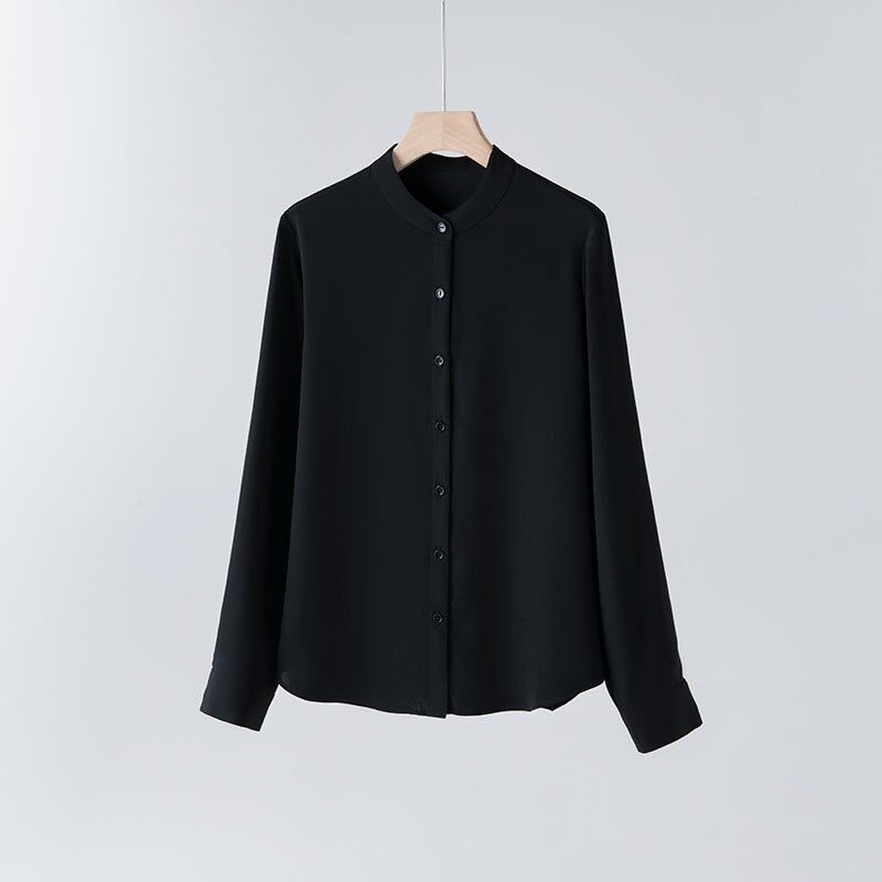 Silk Shirt Long Sleeve Office view 8