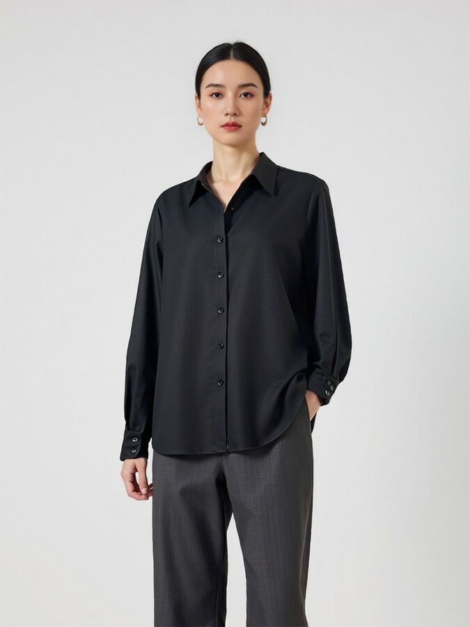 Wool Long Sleeve Shirt view 4