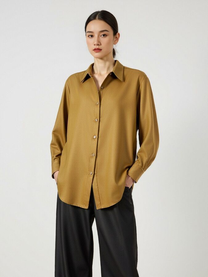 Wool Long Sleeve Shirt view 5