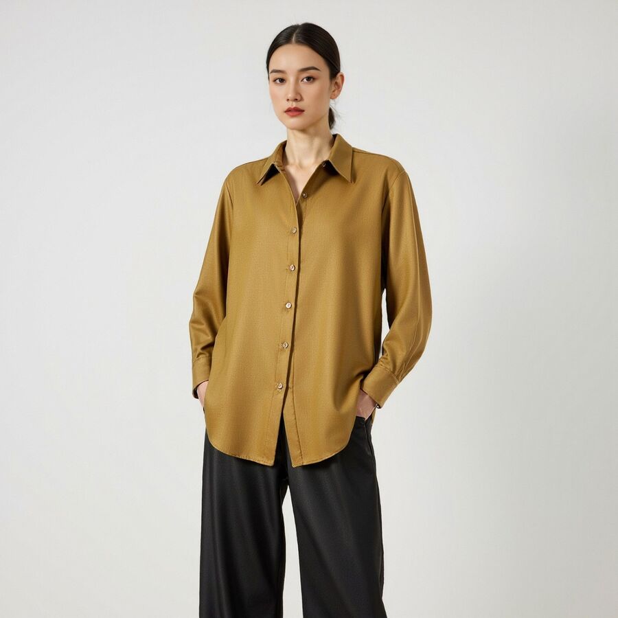 Wool Long Sleeve Shirt view 8