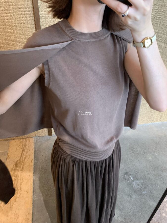 French Cape Knit Sweater view 5