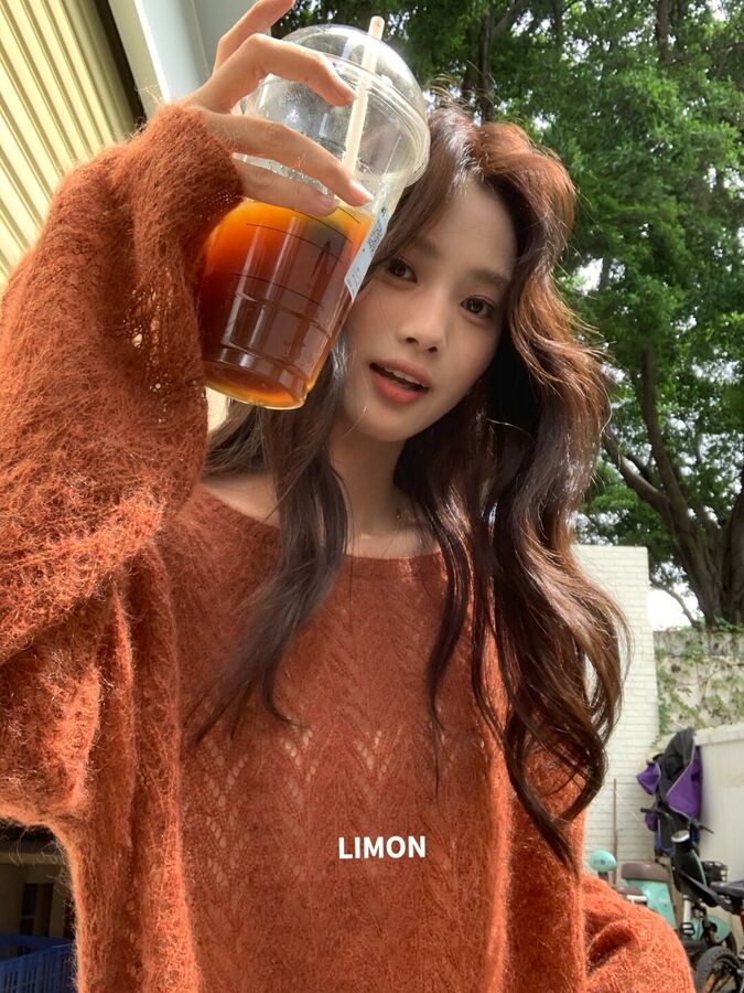 Korean Lazy Long Sleeve Knit Sweater view 6