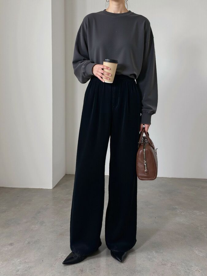 Silk Wide Leg Pants