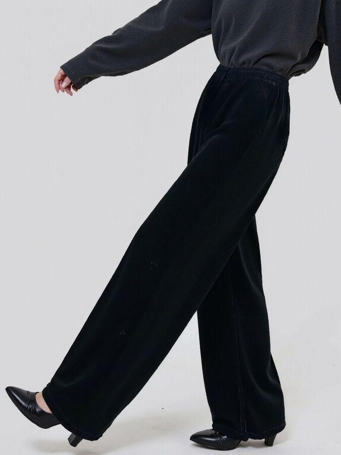 Silk Wide Leg Pants view 5
