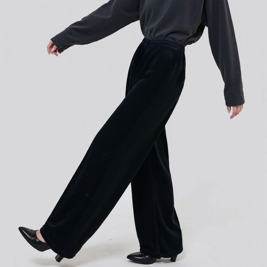 Silk Wide Leg Pants view 6