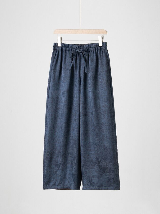 Silk Straight Leg Pants view 5