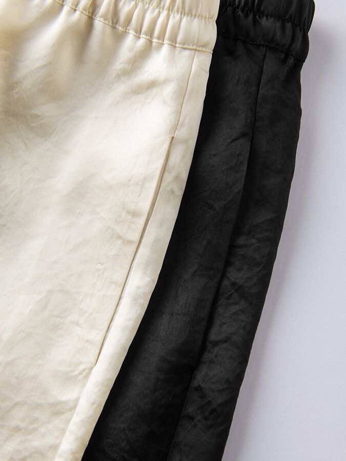 Satin Shorts High Waist Casual view 4