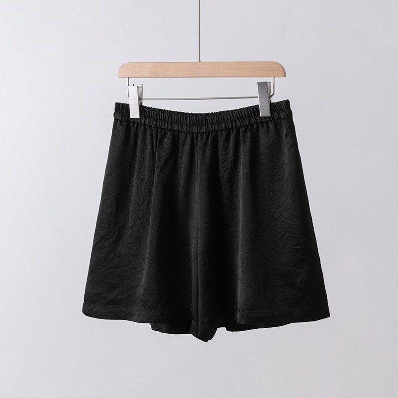 Satin Shorts High Waist Casual view 7