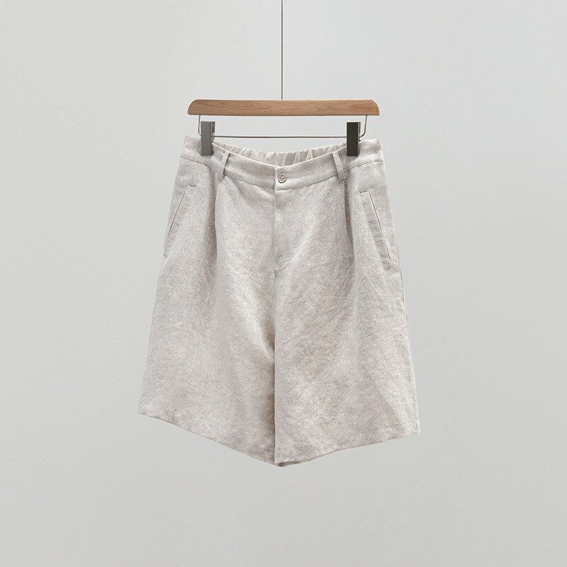 Weiße Leinenshorts view 6