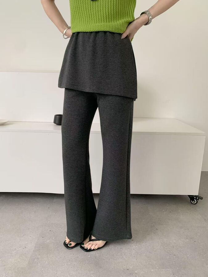 Korean Cape Flared Casual Pants view 4