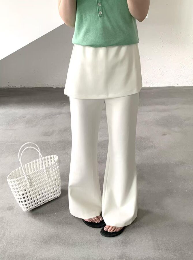 Korean Cape Flared Casual Pants view 5