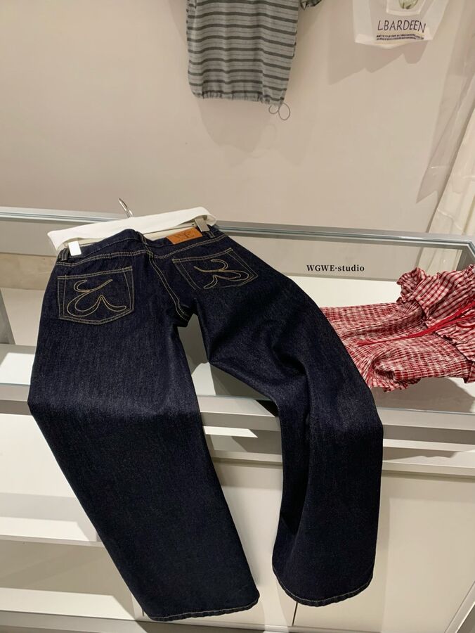 High Waist Straight Leg Jeans view 2