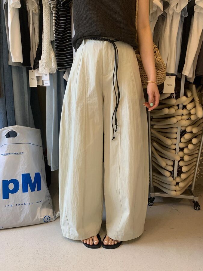 Minimalist Wide Leg Casual Pants