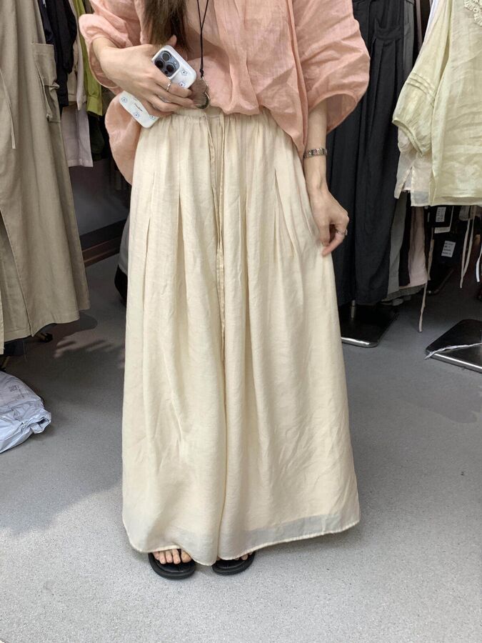 Casual Drawstring Wide Leg Pants view 4