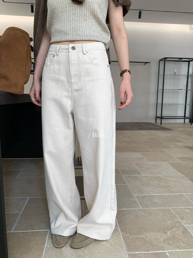 High Waist Straight Jeans