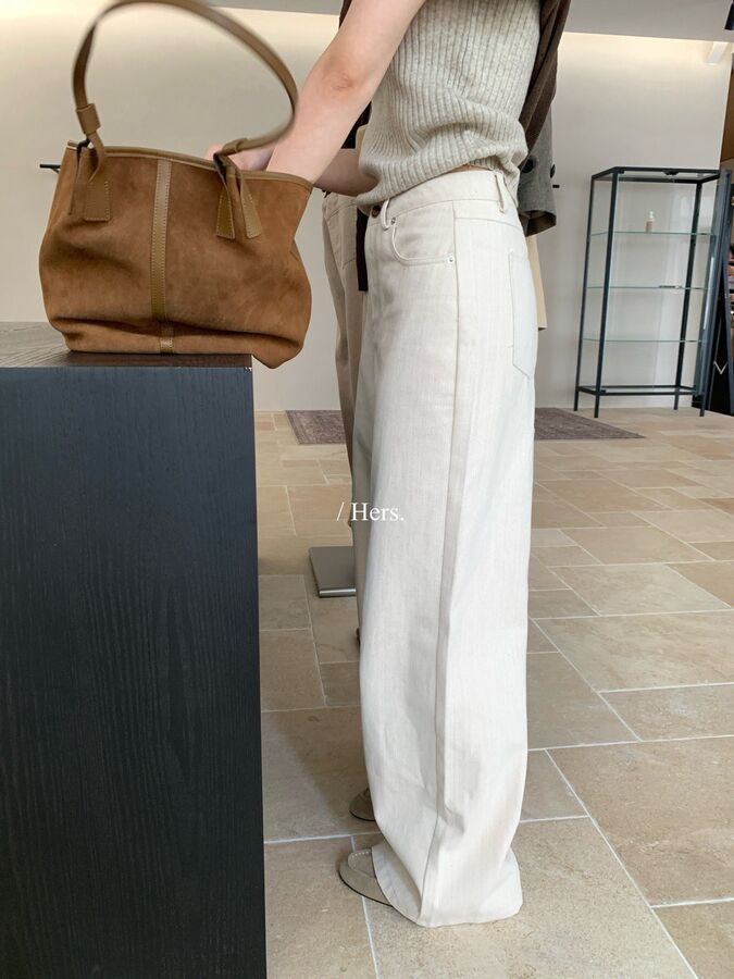 High Waist Straight Jeans view 3