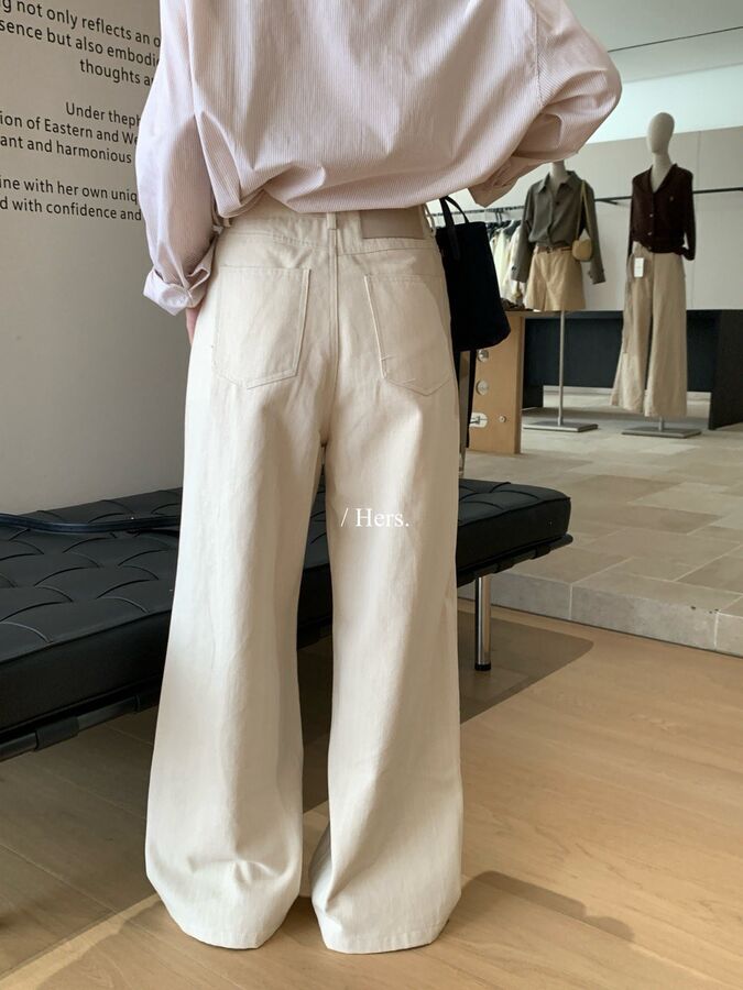 High Waist Straight Jeans view 4