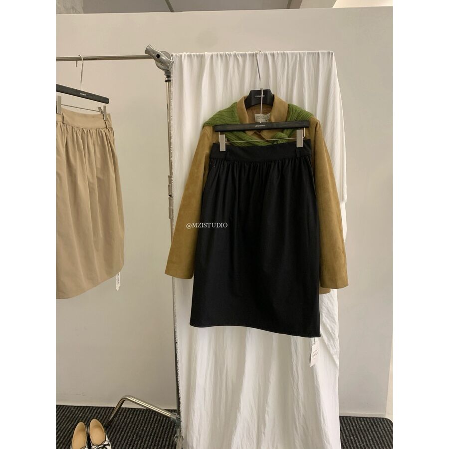 Falda Midi Plisada A-Line Coreana view 6