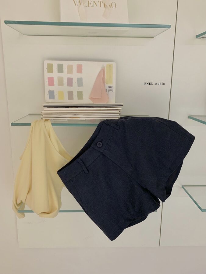 Koreanische A-Linien-Shorts mit hoher Taille view 3