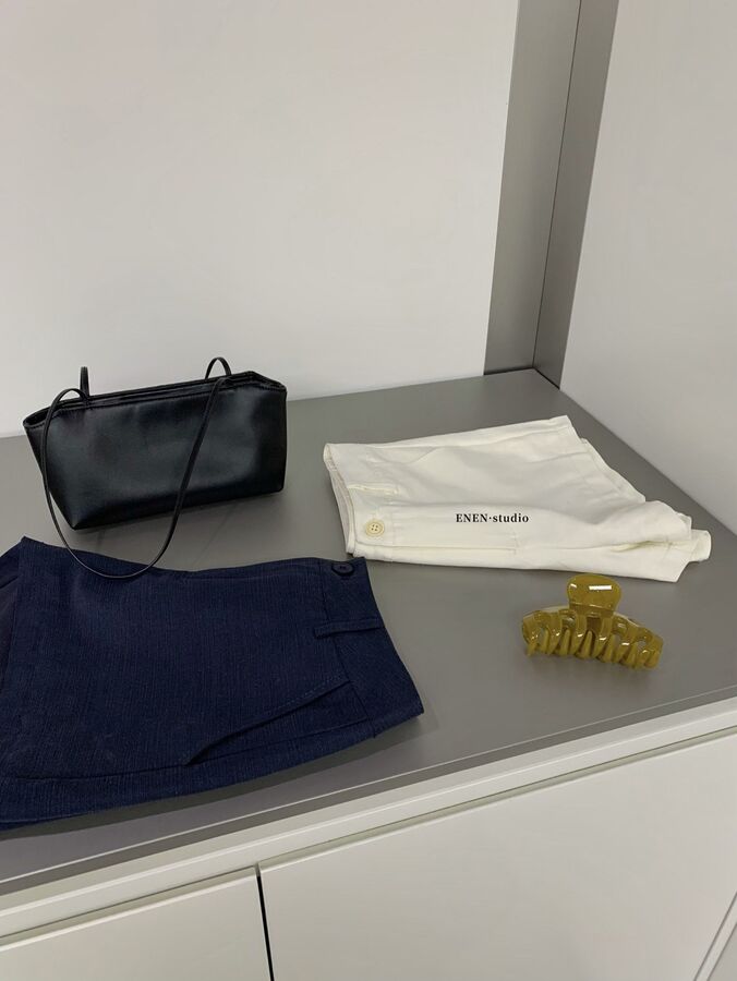 Koreanische A-Linien-Shorts mit hoher Taille view 5