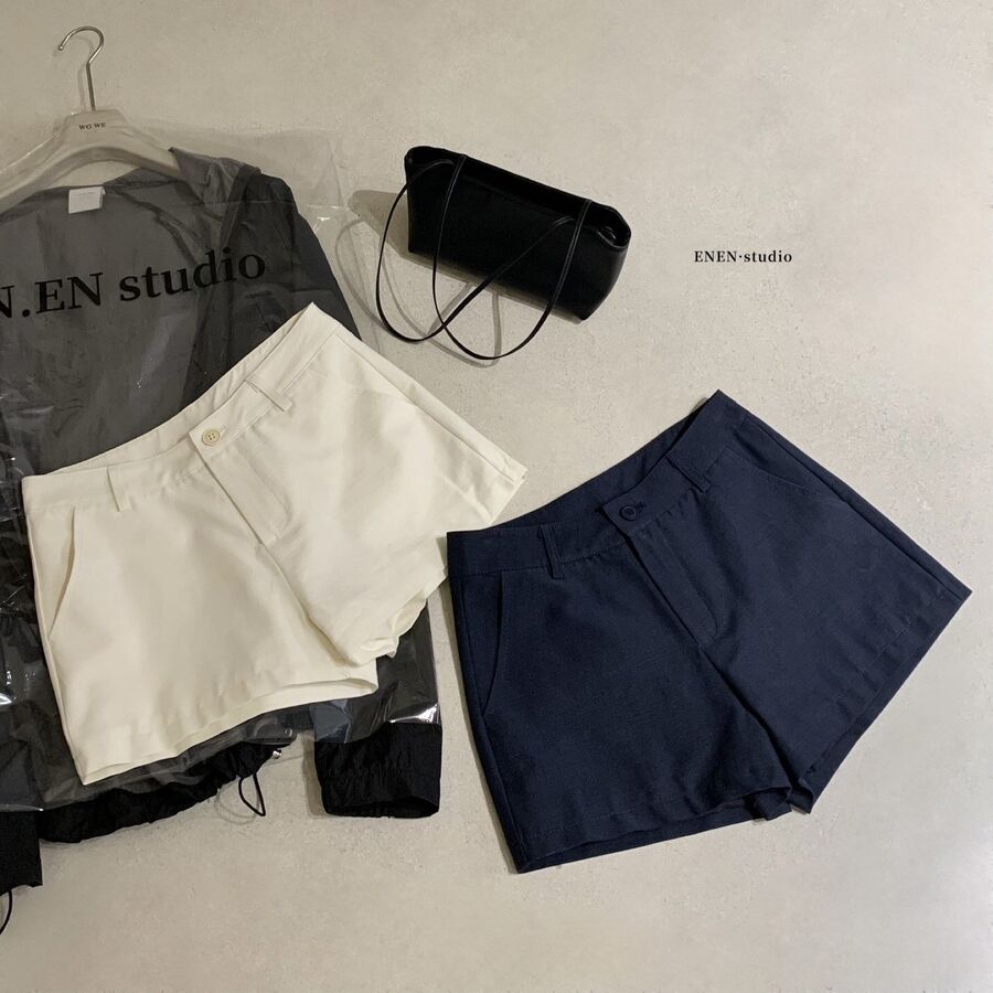 Koreanische A-Linien-Shorts mit hoher Taille view 7