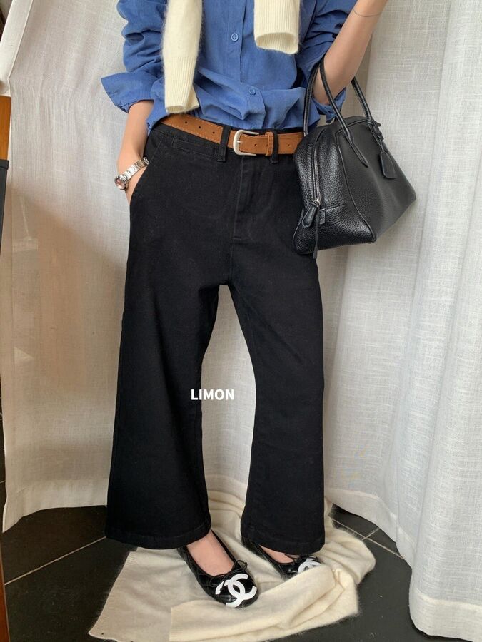 Jeans Potong Lurus Vintage view 2