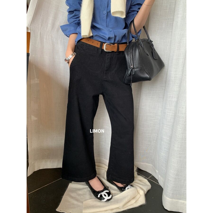 Jeans Potong Lurus Vintage view 6