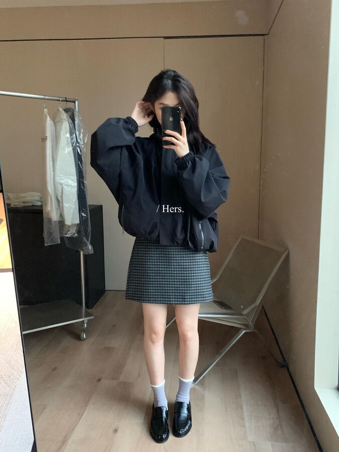 Vintage Plaid Mini Skirt