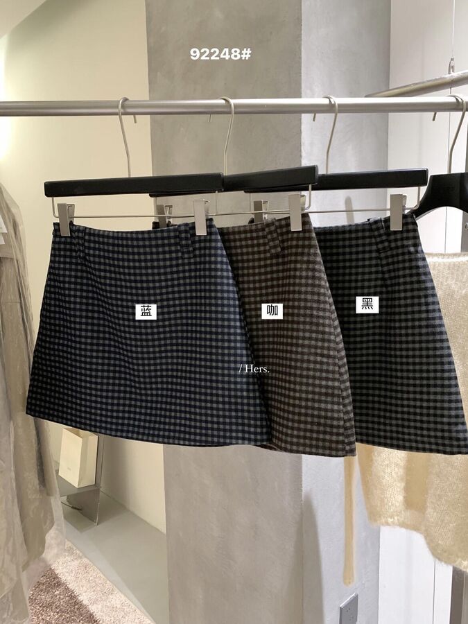 Vintage Plaid Mini Skirt view 5