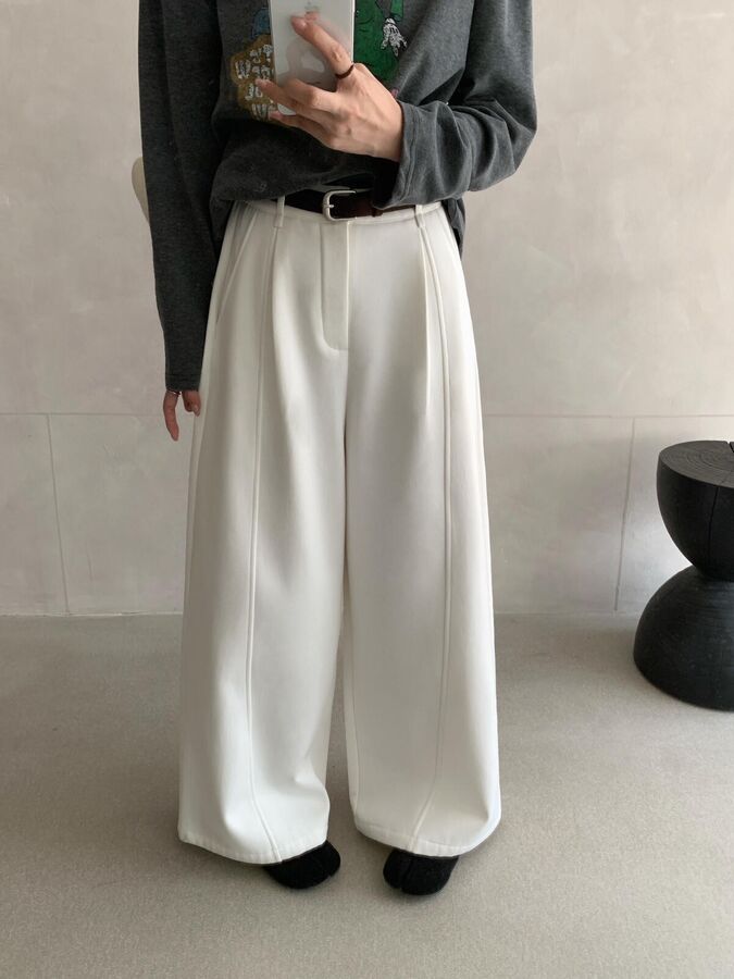 Fleece Wide Leg Pants