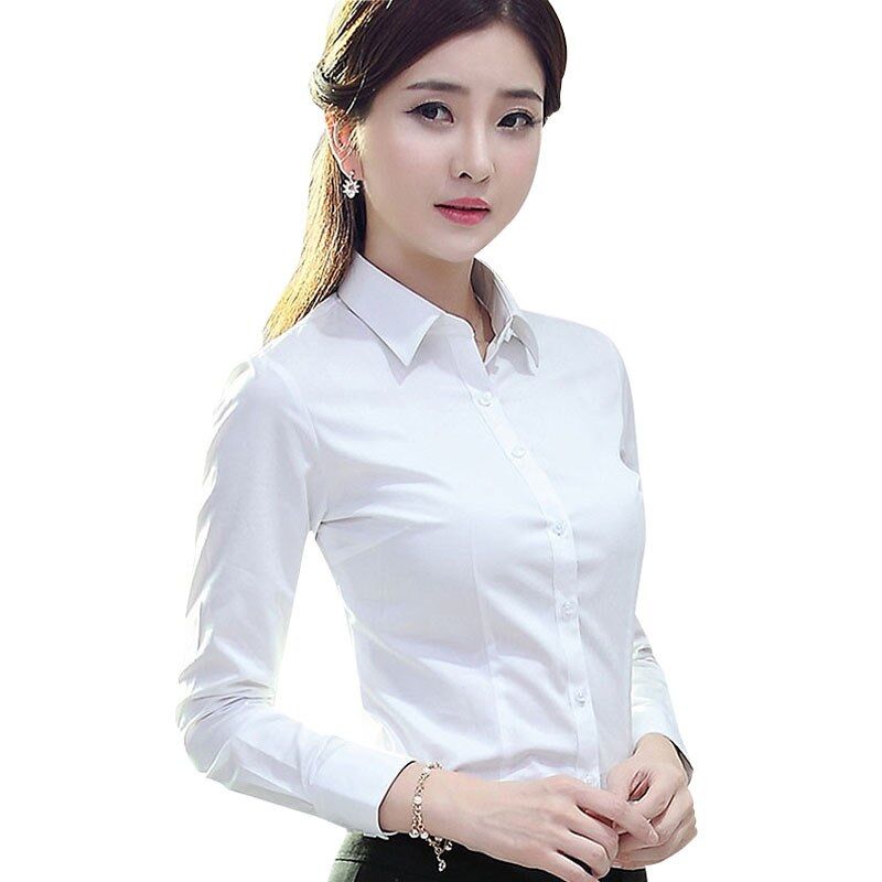 Korean Slim Long Sleeve Work Shirt view 5