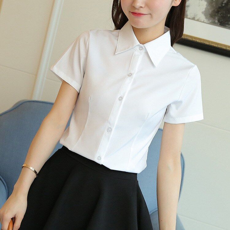 Korean Slim Long Sleeve Work Shirt view 6