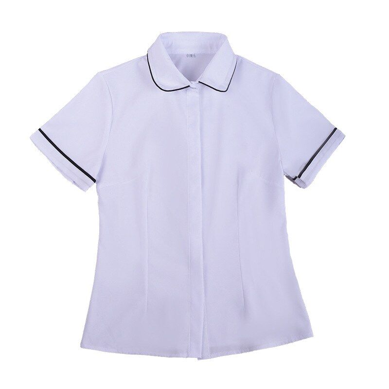 Camisa de Trabalho Coreana Slim de Manga Curta view 5