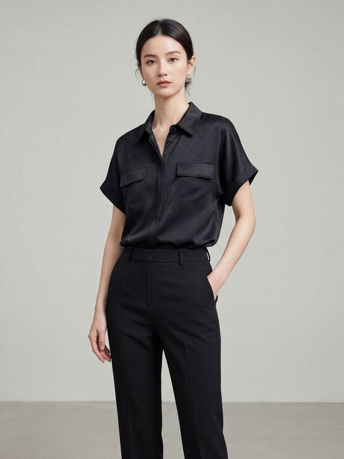 Silk Short Sleeve Shirt view 4