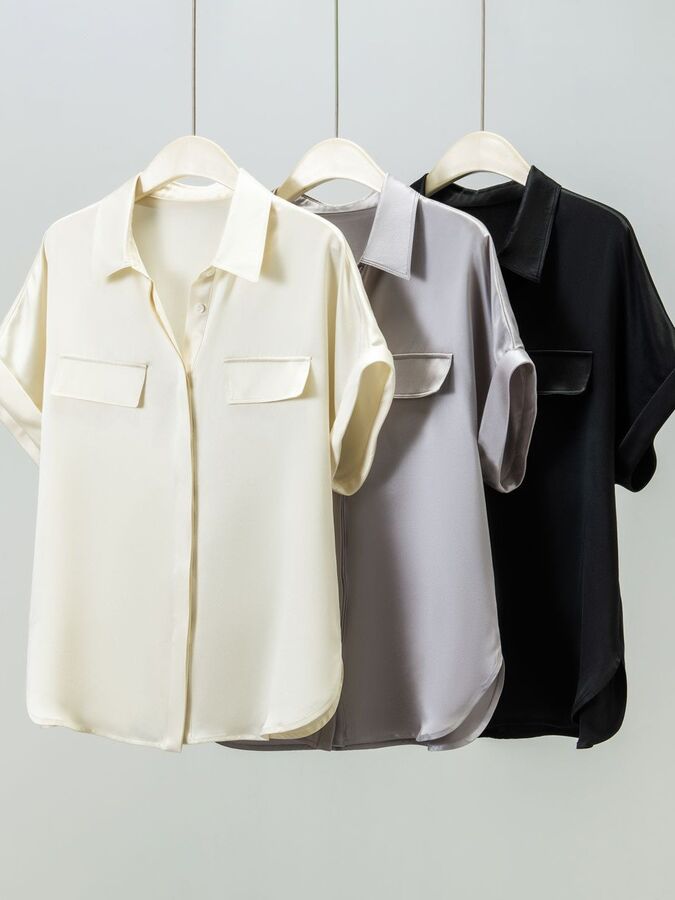 Silk Short Sleeve Shirt view 5