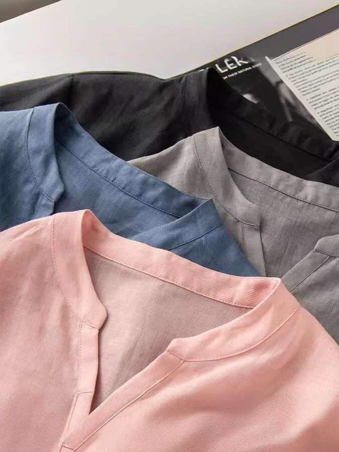 Linen Half Sleeve Vintage Shirt view 2