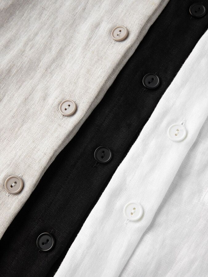 Kemeja Linen Tanpa Lengan view 4