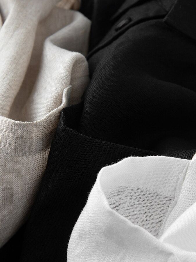 Kemeja Linen Tanpa Lengan view 5