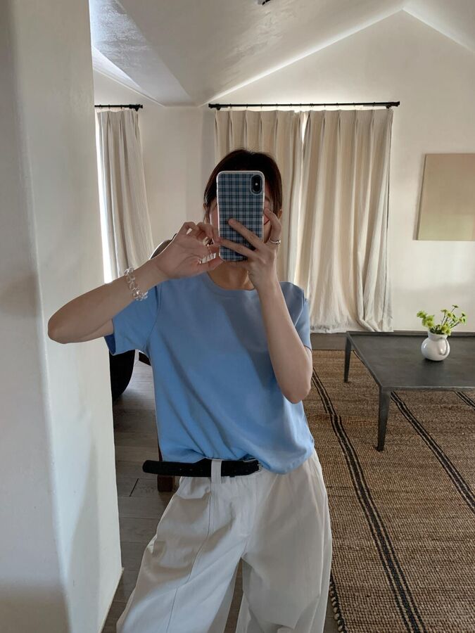 Koreanisches Kurzarm-T-Shirt view 2