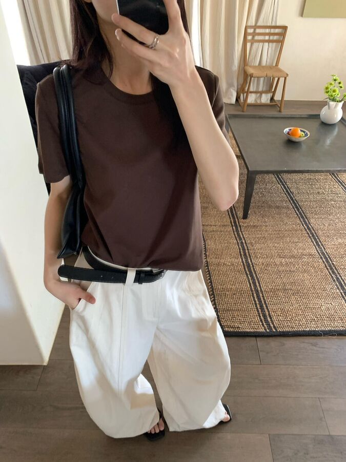 Koreanisches Kurzarm-T-Shirt view 3