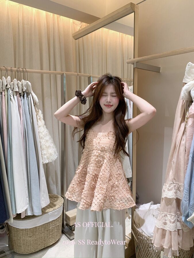 Blusa Coreana Floral de Tirantes view 3